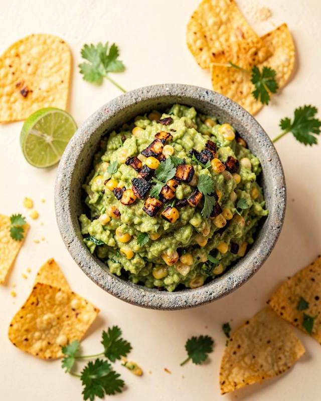 Charred Corn Guacamole