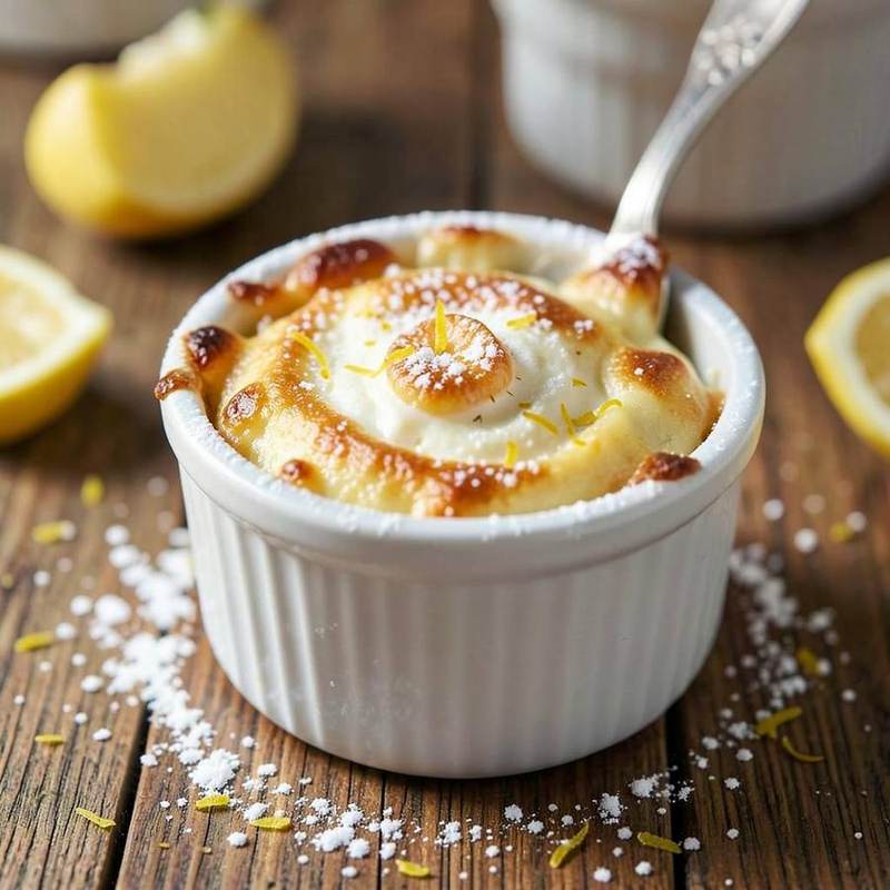 Baked Lemon Ricotta Pots