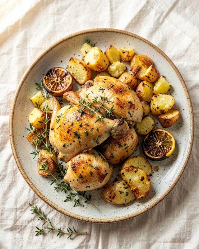 Lemon Herb Roast Chicken