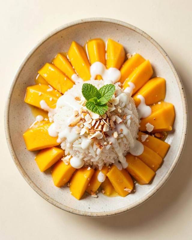 Mango Coconut Sticky Rice