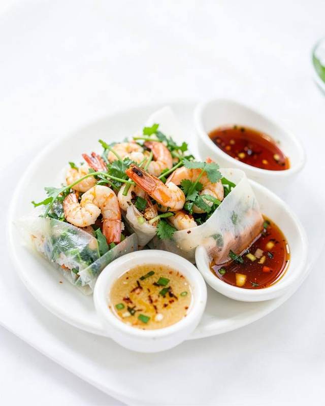 Prawn Rice Paper Rolls