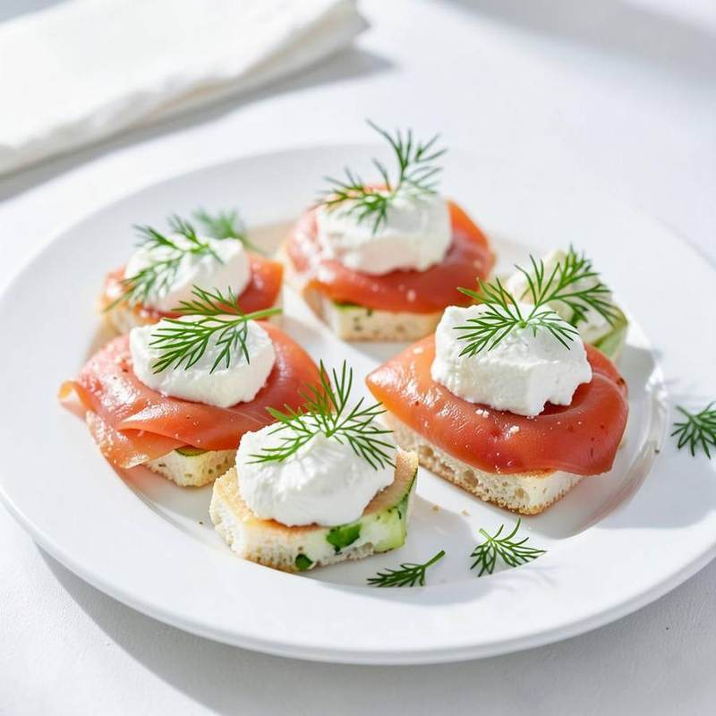 Smoked Salmon Cucumber Bites