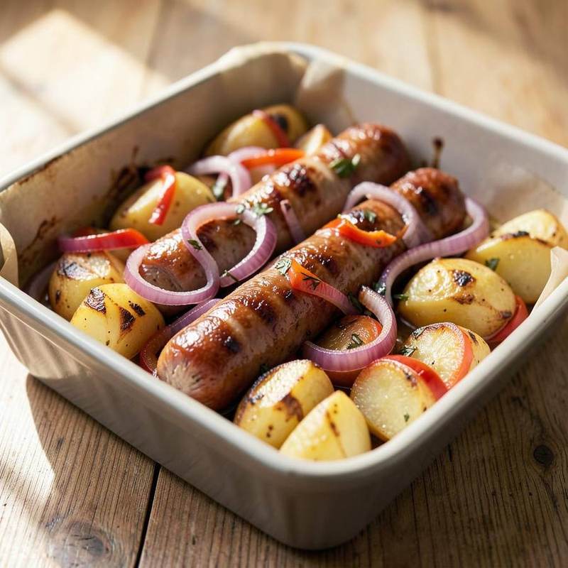 Sausage & Veg Tray Bake