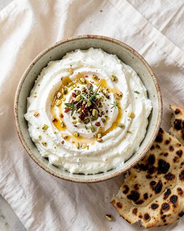 Whipped Feta with Hot Honey